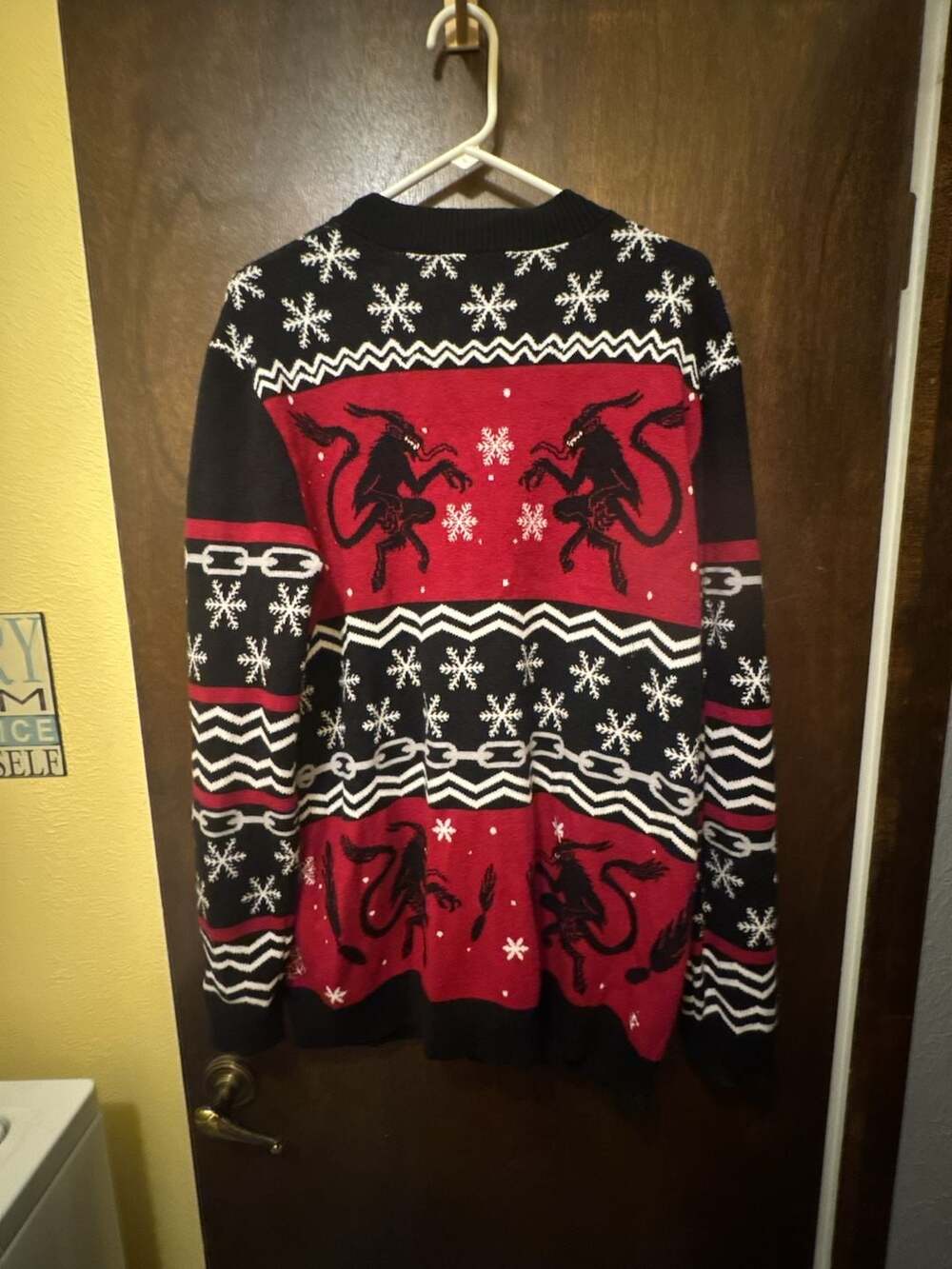 Krampus Cardigan Sweater - Foxblood - Picture 3 of 5